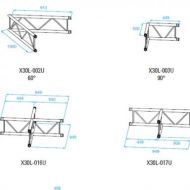 Angle Pont Lumire 300 Alu PROLYTE X30 <i>Echelle</i>