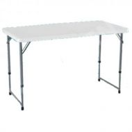 Table Pliante <i>LIFETIME</i> 122x60cm Pliable en Deux