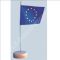 Drapeaux de Table Europe <i>(lot de 10)</i>