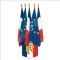 Lot Ecusson RF + 3 Drapeaux France + 2 Drapeaux Europe