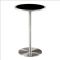 Table Haute DESIGN <i>verre noir</i>